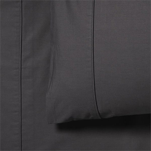 Adairs Black 300TC Fresh Cotton Coal King Pillowcase Each