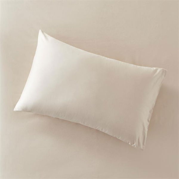 Adairs Natural European Pillowcase Each 600TC Bamboo Cotton Natural Pillowcases