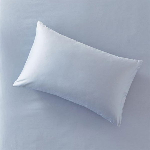 Adairs Blue King Pillowcase Pair 600TC Bamboo Cotton Pastel Blue Pillowcases