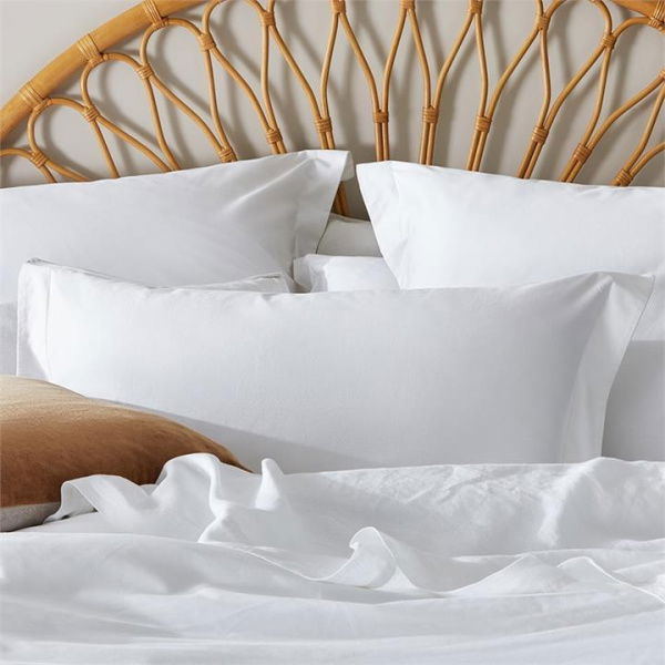 Adairs White King Pillowcase Pair 600tc Bamboo Cotton Separates