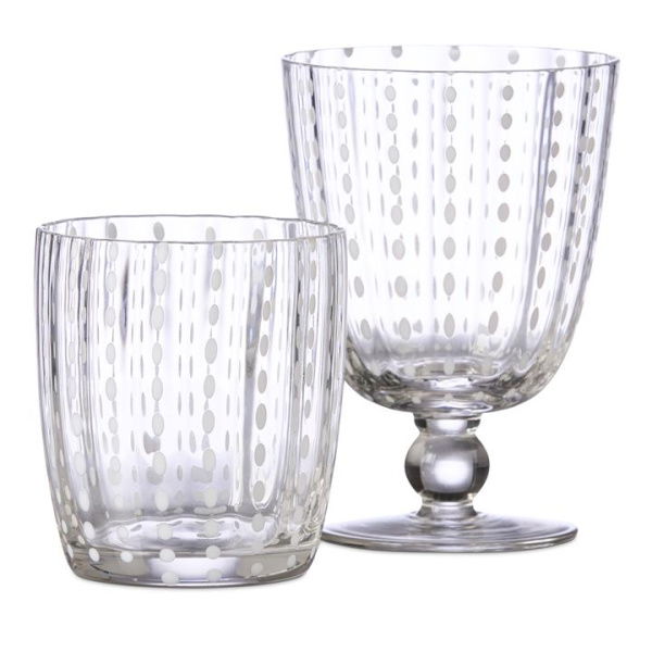 Adairs Clear White Amelia Drinkware Tumbler