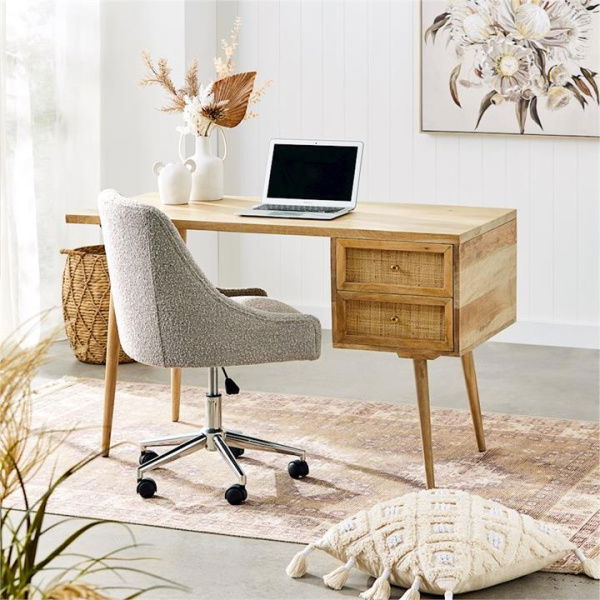 Adairs Anjuna Collection Desk Natural (Natural Desk)