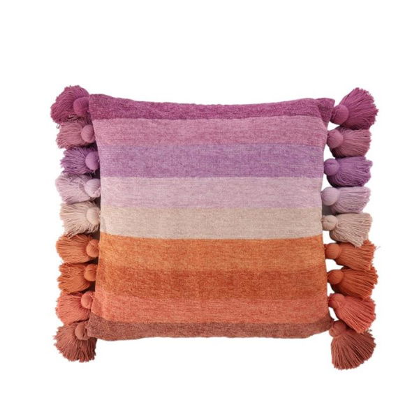 Adairs Antwerp Spiced Berry Cushion - Pink (Pink Cushion)