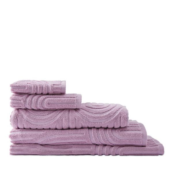 Adairs Purple Bath Mat Archie Violet Marle