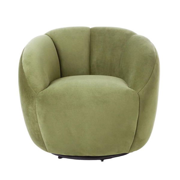 Adairs Ariel Fern Swivel Chair - Green (Green Chair)