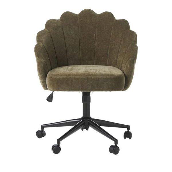 Adairs Arista Deep Moss Desk Chair - Green (Green Chair)