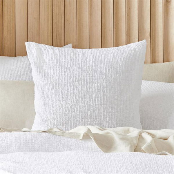 Adairs White King Pillowcase Each Aspen Snow