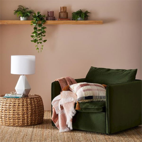 Adairs Green Atticus Armchair Forest Velvet