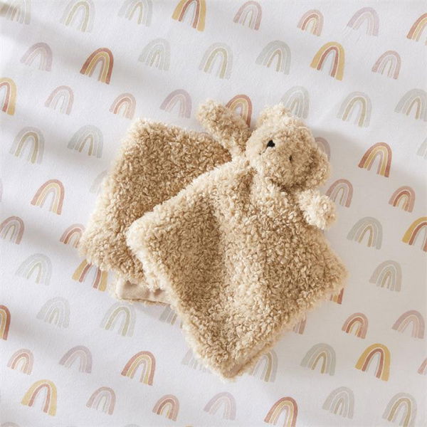 Adairs Natural Comforter Baby Billie Bear Natural Cuddle Comforter