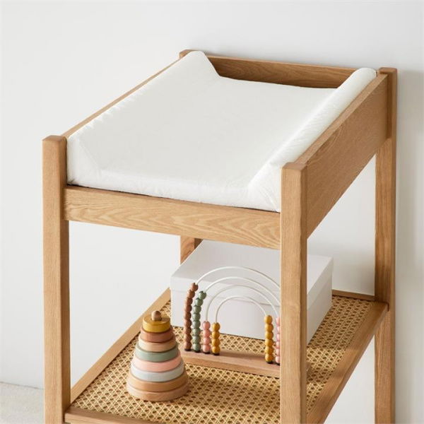 Adairs Baby Change Table Pad White - Natural (Natural Change Table Pad)