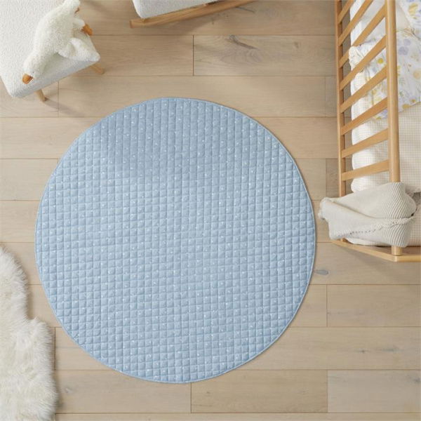 Adairs Blue Play Mat Baby Koala Cuddles Quilted Jersey