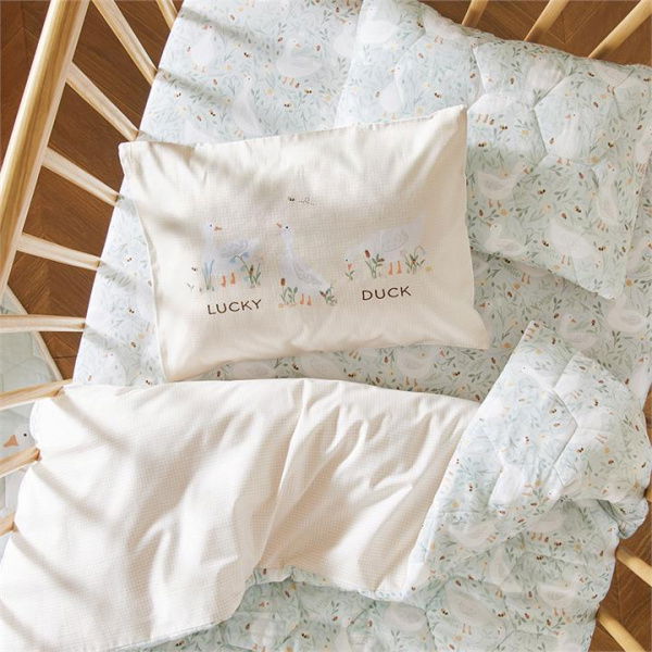 Adairs Baby Lucky Duck Decorative Cot Pillowcase (Cot)