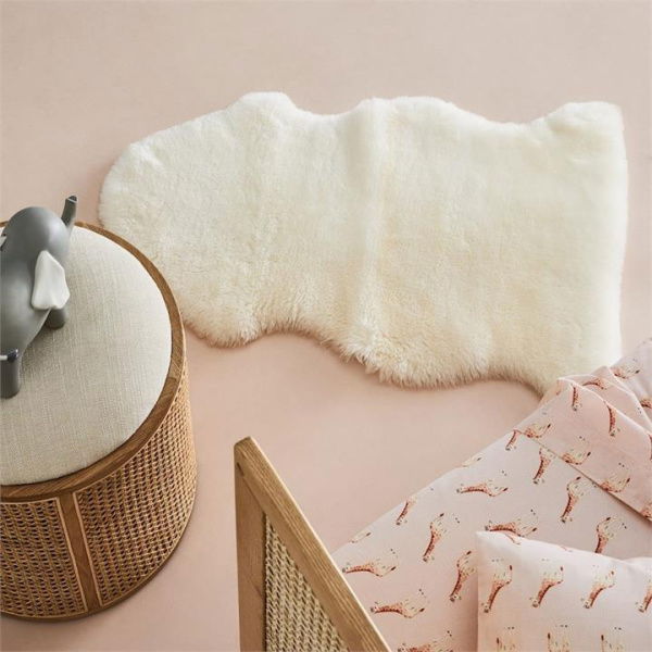 Adairs White Baby Sheepskin