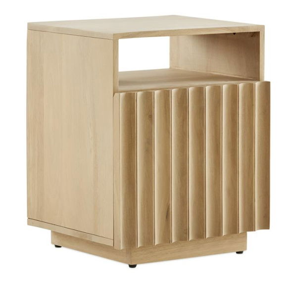 Adairs Bari Natural Bedside Table (Natural Bedside Table)