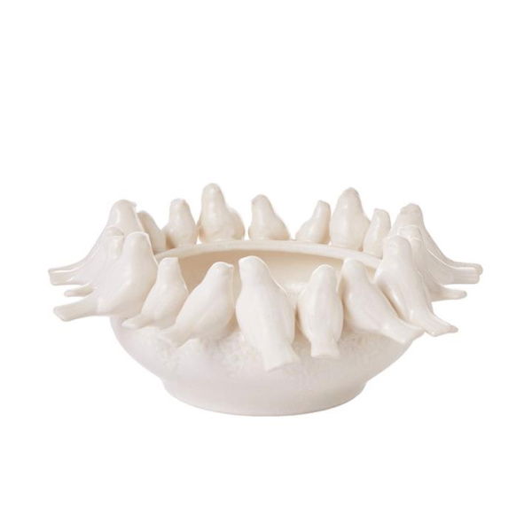 Adairs Bird Ivory Bowl - White (White Bowl)