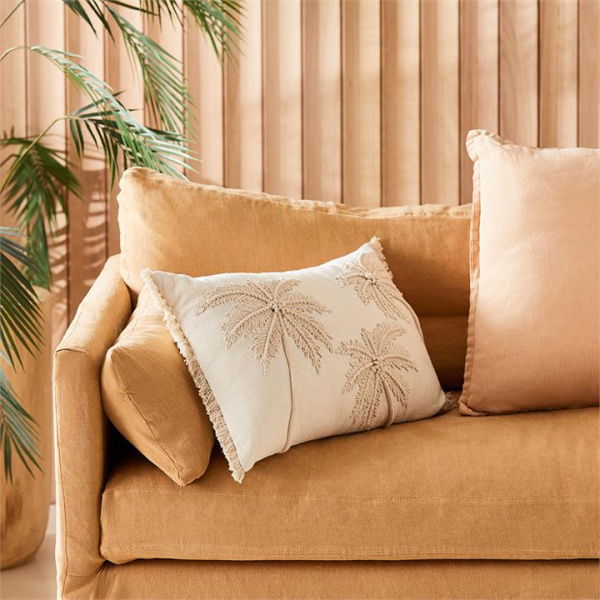 Adairs Natural Cushion Boca Palm Natural Cushion