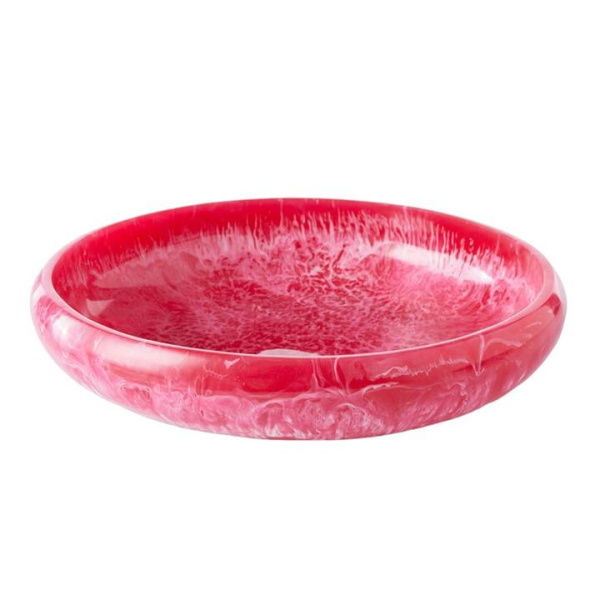 Adairs Red Calypso Raspberry Resin Large Serving Bowl