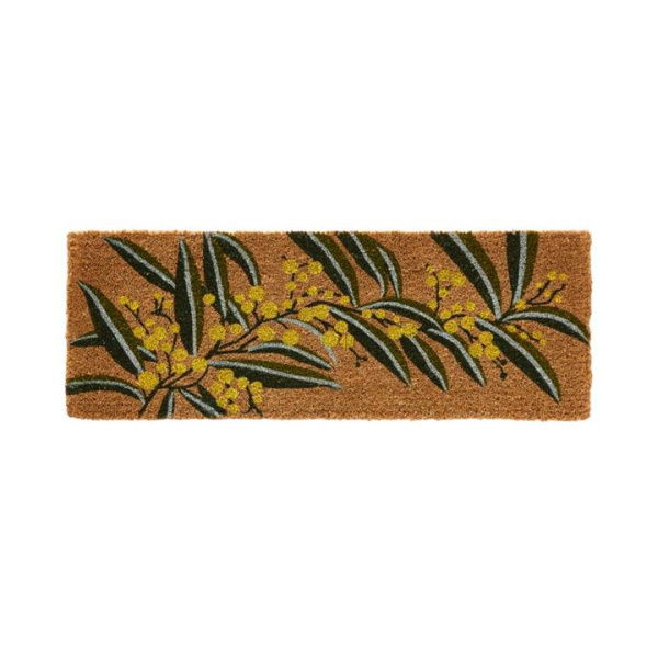 Adairs Coir Wattle Long Doormat - Natural (Natural Door Mat)