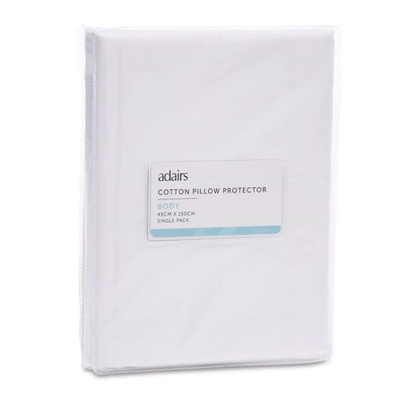 Adairs White Cotton Pillow Protector Body