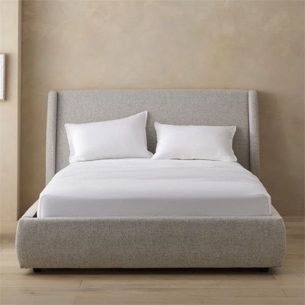 Adairs Creswick Silver Marle Full Bed - Grey (Grey King)