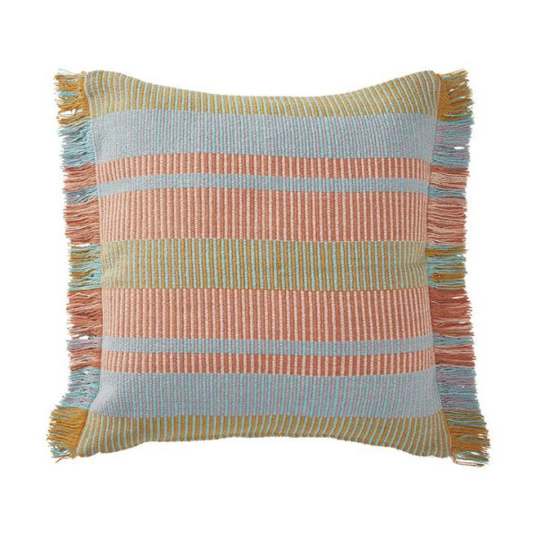 Adairs Pink Cushion Del Rey Pink & Blue Cushion