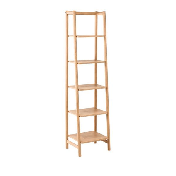 Adairs Natural Shelf Elk Shelving Collection 5 Tier Oak