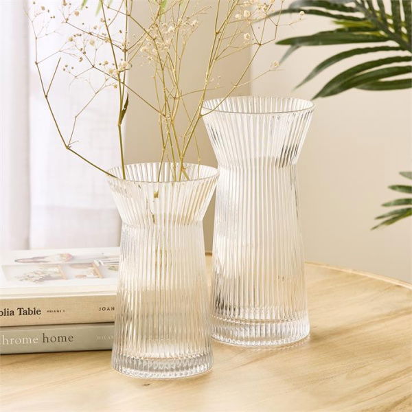 Adairs Natural Small Empire Vase Clear