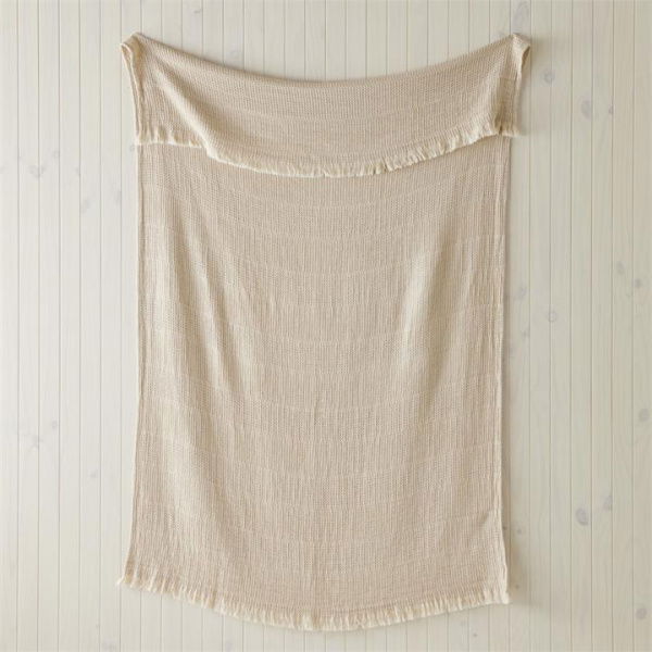 Adairs Natural Throw European Collection Natural Tallinn Throw