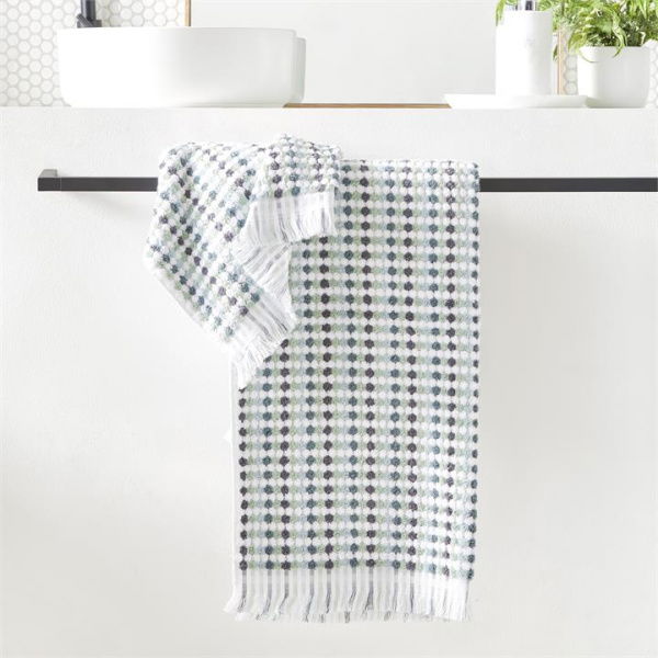 Adairs Green Bath Mat European Kadikoy Sage Multi Turkish Cotton Towel Range Green