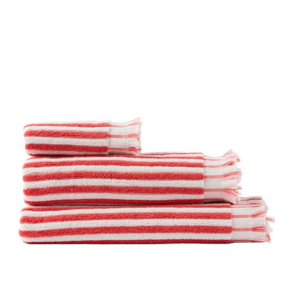 Adairs Strawberry & Candy Pink Sophia Turkish Cotton European Bath Towel