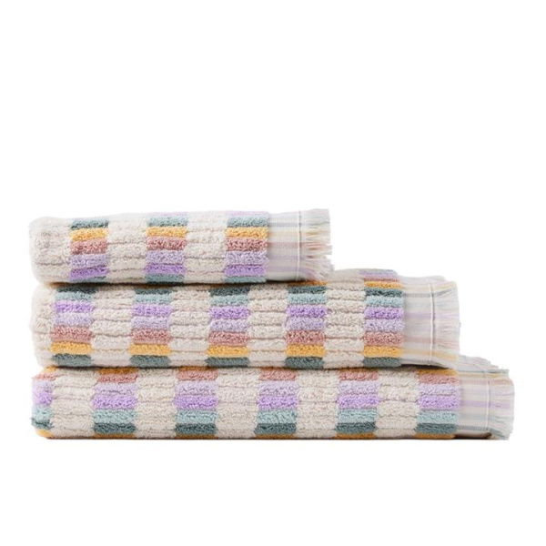 Adairs European Willow Neapolitan Multi Turkish Cotton Towel Range - Purple (Purple Bath Sheet)