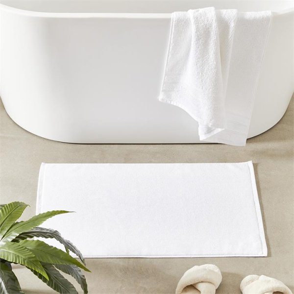 Adairs White Flinders Egyptian Bath Mat