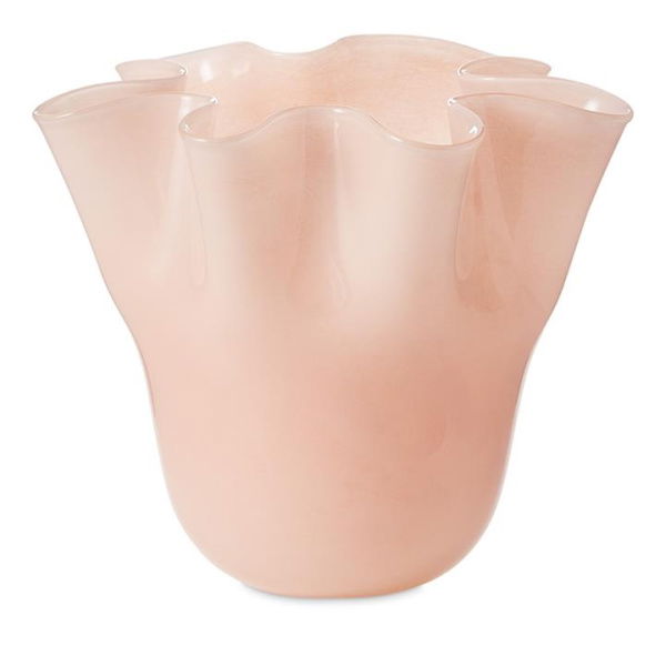 Adairs Pink Vase Fluted