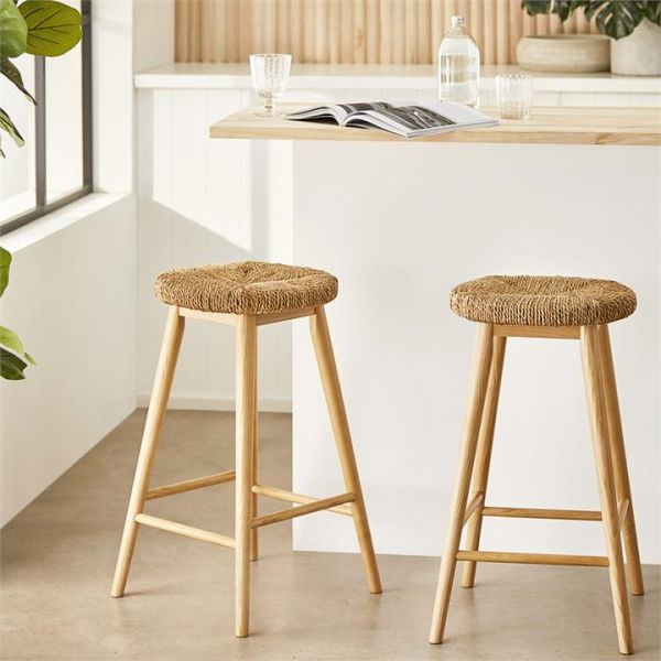 Adairs Natural Fraser Counter Stool