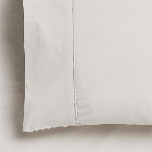 Adairs Cloud Grey Fresh Standard Pillowcase Each