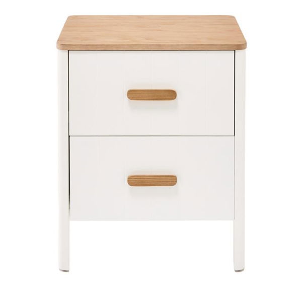 Adairs White Bedside Table Harley