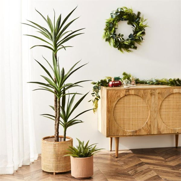 Adairs Green Faux Plant Heneken Potted Plant 150cm Green