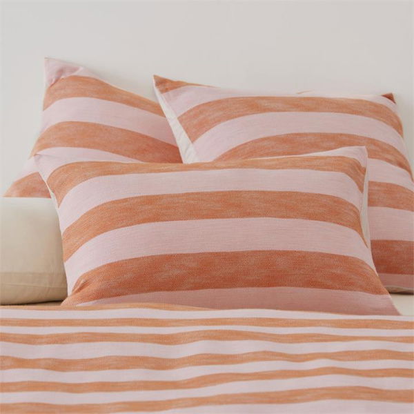 Adairs Sunset Orange Henna European Pillowcase each