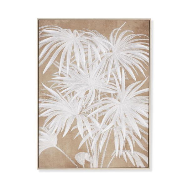 Adairs Natural Island Palm Grove Canvas