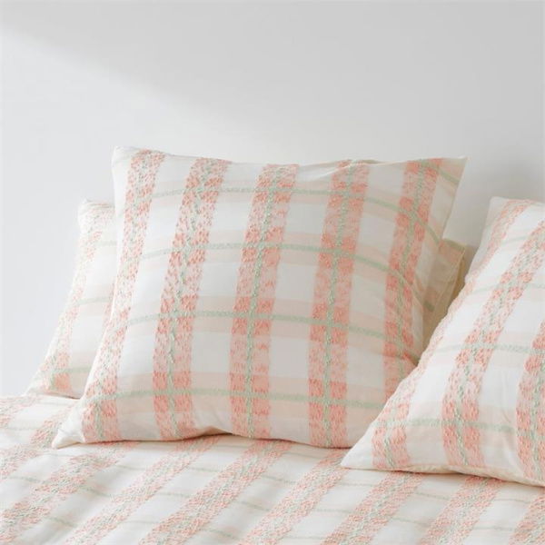 Adairs Pink Jemma Salt Pillowcase European