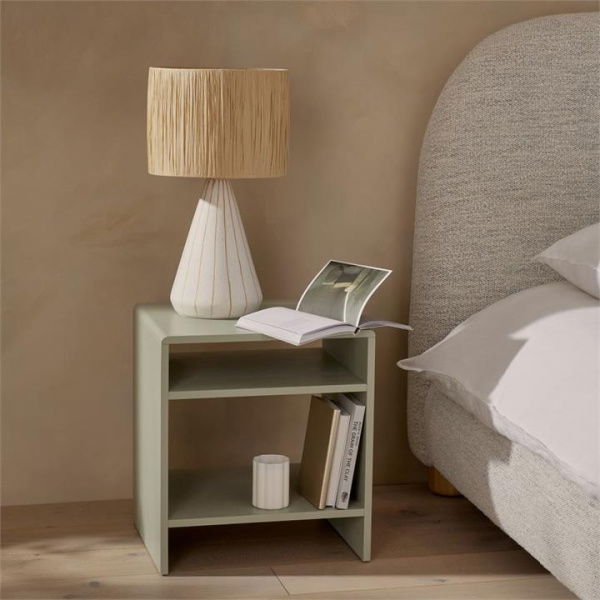 Adairs Jensen Pistachio Bedside Table - Green (Green Bedside Table)