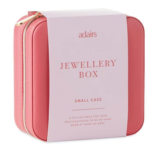 Adairs Pink Jewellery Box Juliet Pink Jewellery Box