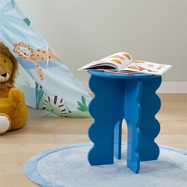 Adairs Blue Side Table Kids Airlie Blue