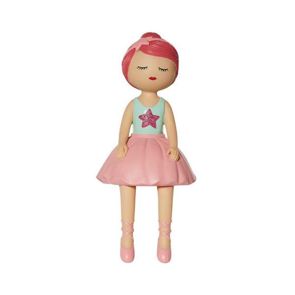 Adairs Kids Ballerina Night Light - Pink (Pink Night Light)