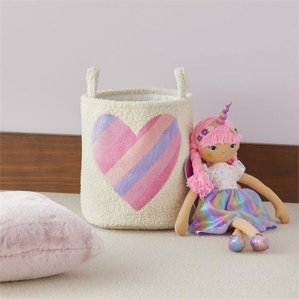 Adairs Basket Kids Cosy Heart