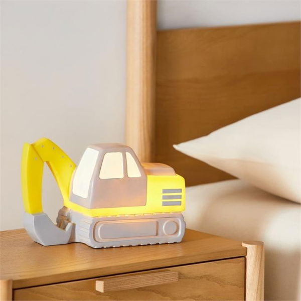 Adairs Yellow Night Light Kids Digger Night Light Yellow