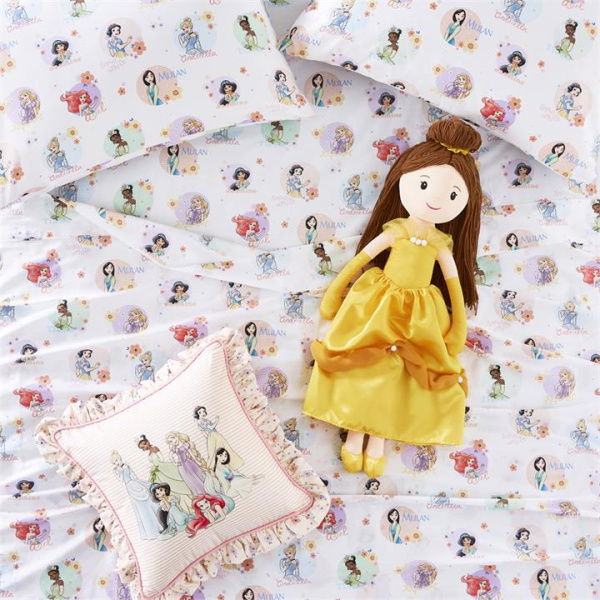 Adairs Kids Disney Friends Belle - Yellow (Yellow Toy)