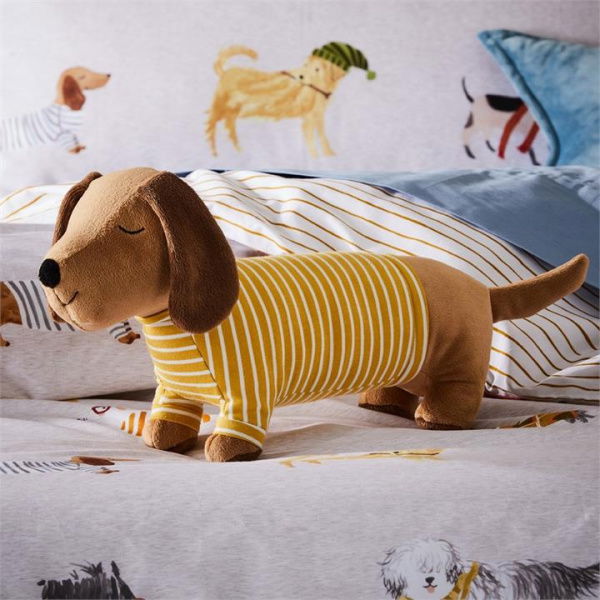 Adairs Brown Kids Dressed Up Dachshund Brown Toy