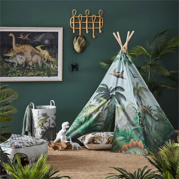 Adairs Green Fleur Harris Prehistorica Kids Teepee