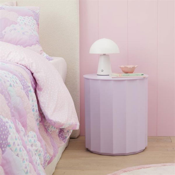 Adairs Kids Frankie Lilac Side Table - Purple (Purple Side Table)